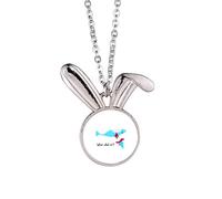 no/no Killed Animals Hunts Art Deco Fashion Rabbit Necklace Pendant Bunny Animal Jewelry Gift