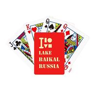 no/no Lake Baikal Russia Poker Playing Card Tabletop Board Game