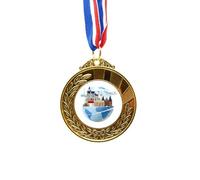 no/no Landmark Journey Germany Plane Gold Award Winner Medal First Place Ribbon