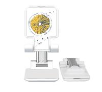 no/no Lemon Fruit Watercolor Illustration Pattern Adjustable Cell Phone Stand Desk Foldable