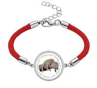 no/no Leopard Mottle Branch Africa Lucky Red String Bracelet Rope Bracelet Handmade