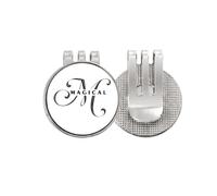 no/no Letter Expression Mother Magical Golf Ball Marker Hat Cap Clip Enamel Magnetic