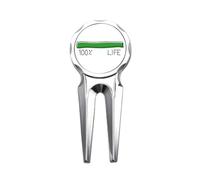 no/no life energy progress bar hundred percent longevity elderly Golf Divot Tool Golf Ball Marker Repair Tool
