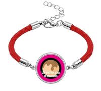 no/no Life was Like a Box of chotes Lucky Red String Bracelet Rope Bracelet Handmade