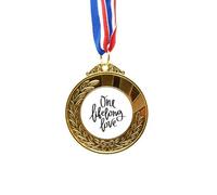 no/no lifelong love quote art deco fashion Gold Award Winner Medal First Place Ribbon