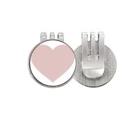 no/no lines valentine's day red Golf Ball Marker Hat Cap Clip Enamel Magnetic