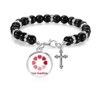 no/no Loading Help Loving Help Art Deco Fashion Beaded Bracelet Boho Jewelry for Men Women