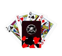 no/no Logo Black Background Lethal Substance Symbol Poker Playing Card Classic Game