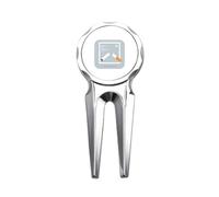 no/no Logo Break Cigarettes Save Life Golf Divot Tool Golf Ball Marker Repair Tool