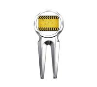 no/no Logo Car Leading Line Art Deco Fashion Golf Divot Tool Golf Ball Marker Repair Tool