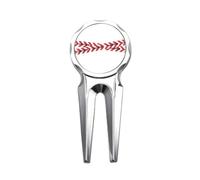 no/no Logo Caution Line Art Deco Fashion Golf Divot Tool Golf Ball Marker Repair Tool
