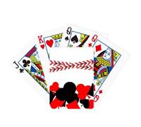 no/no Logo Caution Line Art Deco Fashion Symbol Poker Playing Card Classic Game