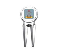 no/no Logo Cut The Cigarette Art Deco Fashion Golf Divot Tool Golf Ball Marker Repair Tool
