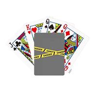 no/no Logo Danger Line Poker Playing Card Tabletop Board Game