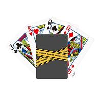 no/no Logo Danger Warning Poker Playing Card Tabletop Board Game