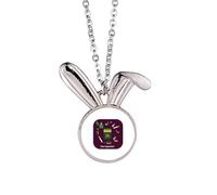 no/no Logo More Than A Cigarette Rabbit Necklace Pendant Bunny Animal Jewelry Gift
