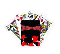 no/no Logo Red Danger Line Keep Out Symbol Poker Playing Card Classic Game