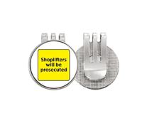 no/no Logo Shoplifters Will Be Prosecuted Golf Ball Marker Hat Cap Clip Enamel Magnetic