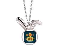 no/no Logo Smoking Kills Art Deco Fashion Rabbit Necklace Pendant Bunny Animal Jewelry Gift