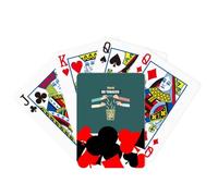 no/no Logo Throw Away The Cigarette Symbol Poker Playing Card Classic Game