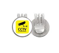 no/no logo under monito art deco fashion Golf Ball Marker Hat Cap Clip Enamel Magnetic