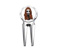 no/no Long-haired Men Women Beard Sunglasses Golf Divot Tool Golf Ball Marker Repair Tool
