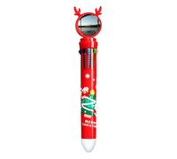 no/no Look Into The Distance Art Deco Fashion Multicolor Ballpoint Pen Christmas Xmas Tree Santa