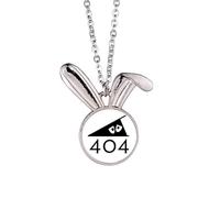no/no Loss Eye Observation Judgment Rabbit Necklace Pendant Bunny Animal Jewelry Gift