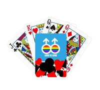 no/no Love Is Love Art Deco Fashion Symbol Poker Playing Card Classic Game