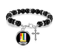 no/no Love is Patient Love is Kind Beaded Bracelet Boho Jewelry