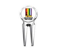 no/no Love Is Patient Love Is Kind Golf Divot Tool Golf Ball Marker Repair Tool