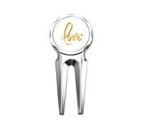 no/no Love Parents Father Mather Faly Golf Divot Tool Golf Ball Marker Repair Tool