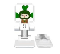 no/no luck green leave grass uu Adjustable Cell Phone Stand Desk Foldable