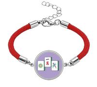 no/no Mahjong top Ten Thousand Lucky Red String Bracelet Rope Bracelet Handmade