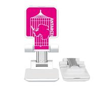 no/no Map Cage Continent Antarctica Adjustable Cell Phone Stand Desk Foldable