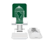 no/no Map Cage Continent South America Adjustable Cell Phone Stand Desk Foldable