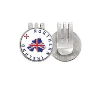 no/no Map Flag Northern Ireland Golf Ball Marker Hat Cap Clip Enamel Magnetic