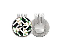 no/no Masterpiece Interval Block Confusion Golf Ball Marker Hat Cap Clip Enamel Magnetic