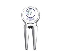 no/no math problem cat illustration Golf Divot Tool Golf Ball Marker Repair Tool