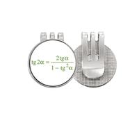 no/no Mathematical Formula Expresses Computational Equation Golf Ball Marker Hat Cap Clip Enamel Magnetic