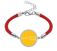 no/no Mathematical Formula Expresses Computational Logarithm Lucky Red String Bracelet Rope Bracelet Handmade