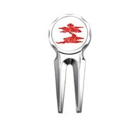 no/no Meaning Auspicious Beautiful Life Golf Divot Tool Golf Ball Marker Repair Tool