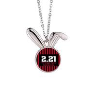 no/no Memorial Anniversary Colonialism Freedom Rabbit Necklace Pendant Bunny Animal Jewelry Gift