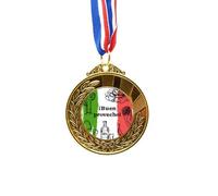 no/no Mexico Sketch Cuisine Flag Round Cactus Gold Award Winner Medal First Place Ribbon