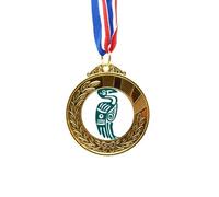 no/no Mexico Totems Eagle Ancient Civilization Bird Gold Award Winner Medal First Place Ribbon