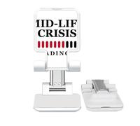 no/no Mid-life Crisis Process Loading Adjustable Cell Phone Stand Desk Foldable