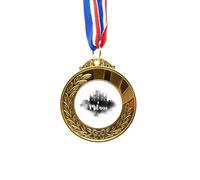 no/no Milano Italy Landmark Ink City Painting Gold Award Winner Medal First Place Ribbon