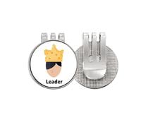 no/no Miracle Amusement Cheese Camembert Golf Ball Marker Hat Cap Clip Enamel Magnetic