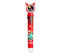 no/no Miracles Happen Every Day Multicolor Ballpoint Pen Christmas Xmas Tree Santa