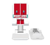 no/no Miseryâ€‚Lovesâ€‚Company Art Deco Fashion Adjustable Cell Phone Stand Desk Foldable
